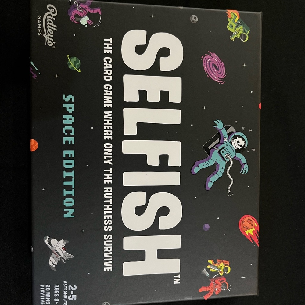 Ridley's Selfish Space Edition Card Game